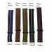 22mm French Troops Parachute Style Watch Band Elastic Fabric Nylon Watch Strap Hook Buckle for GGB100 Casio GShock GG-B100