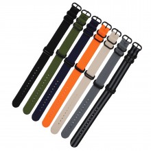 24mm HD Conversion RAF 5 Ring Nylon Watch Band Strap Metal Adapters for GGB100 Casio GShock GG-B100