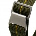 22mm French Troops Parachute Style Watch Band Elastic Fabric Nylon Watch Strap Hook Buckle for GGB100 Casio GShock GG-B100